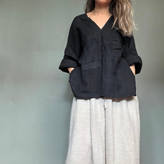 Tidlös tunika i hampatyg- Mona