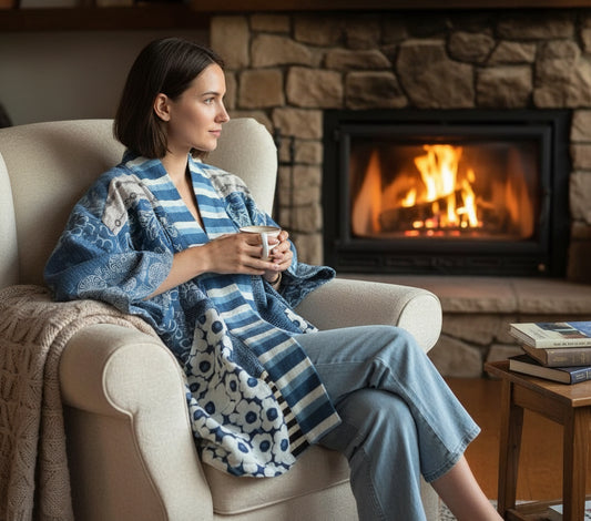 Kimonoinspirerad kofta- Misaki