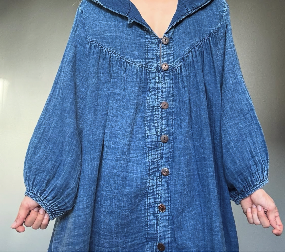 NYHET Skjortklänning med hoodie- Molly