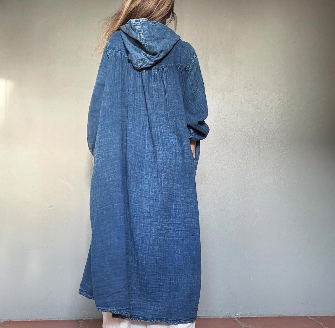 NYHET Skjortklänning med hoodie- Molly