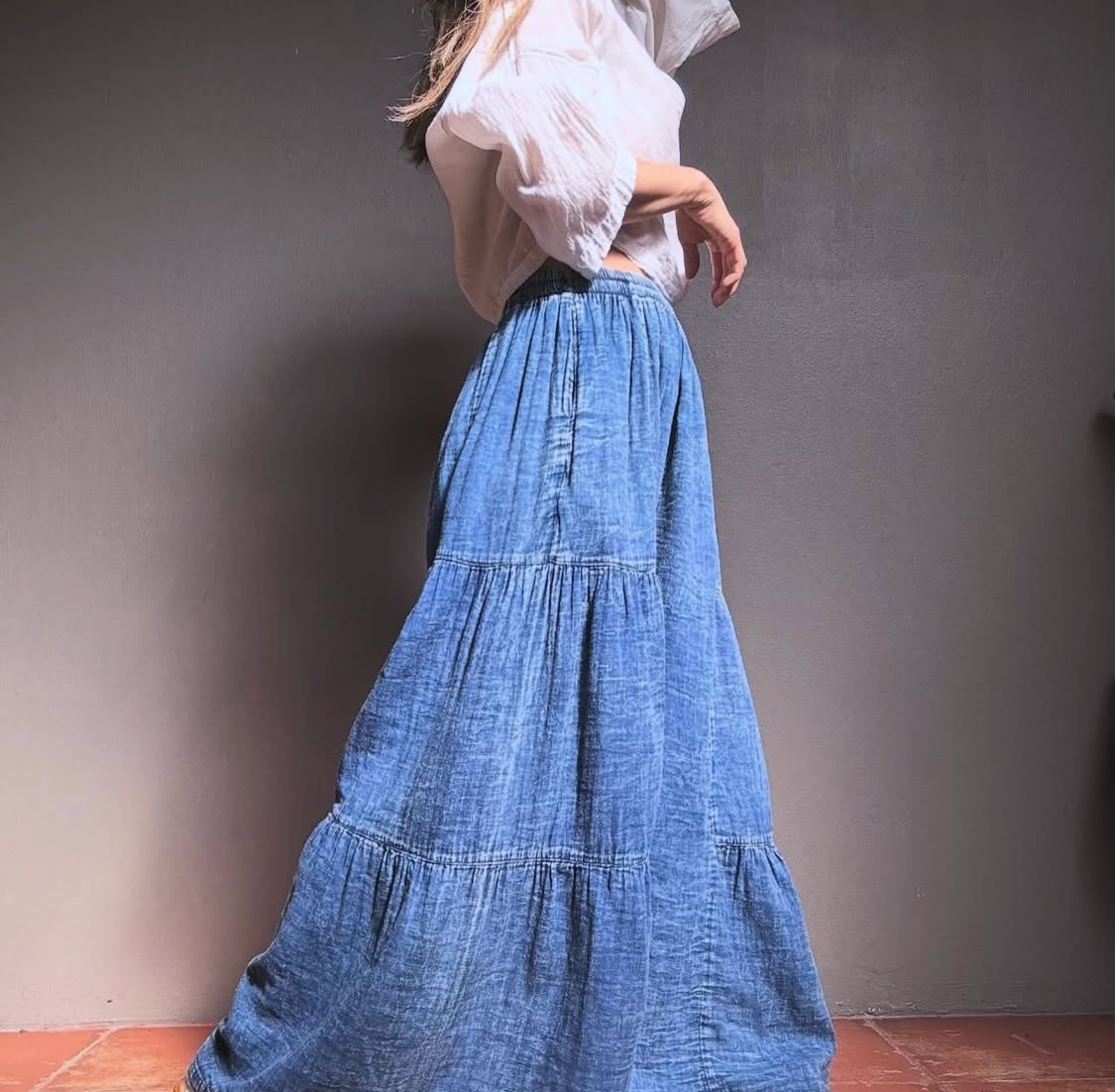 NYHET Byxor i dubbellager bomullstyg- Candy