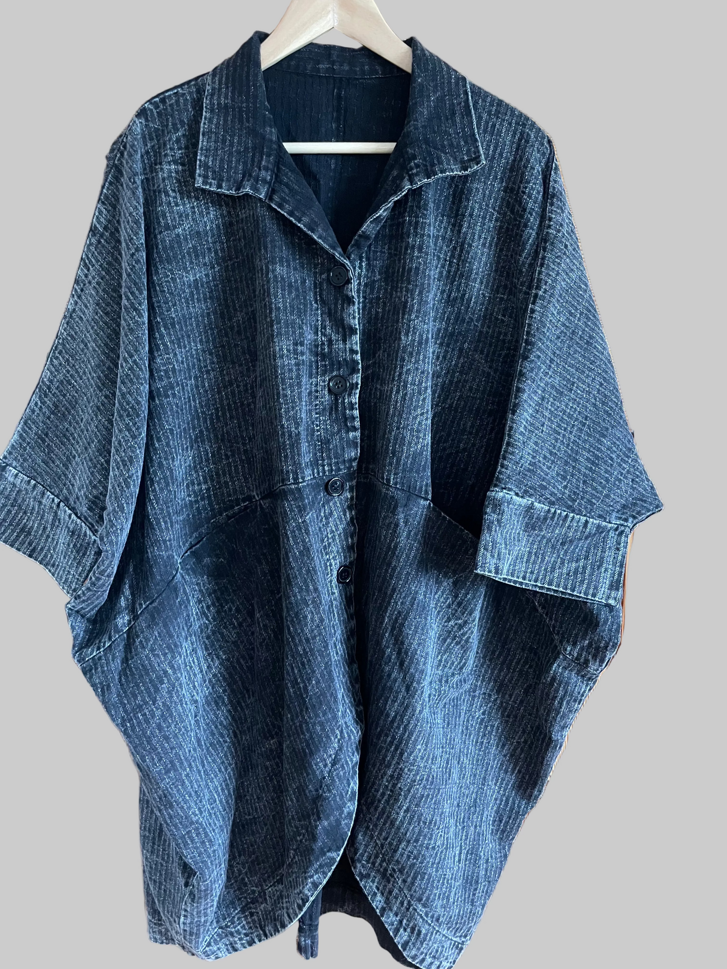 Jacka i stentvättat bomull- Daniella EN KVAR