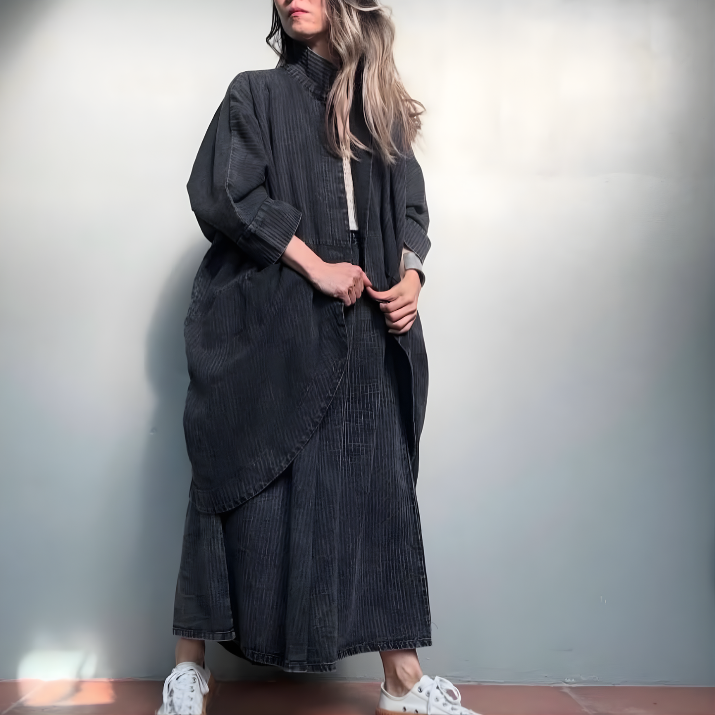 Jacka i stentvättat bomull- Daniella EN KVAR