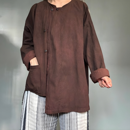 Tunika i naturfärgat bomull- Nina