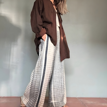 Tunika i naturfärgat bomull- Nina