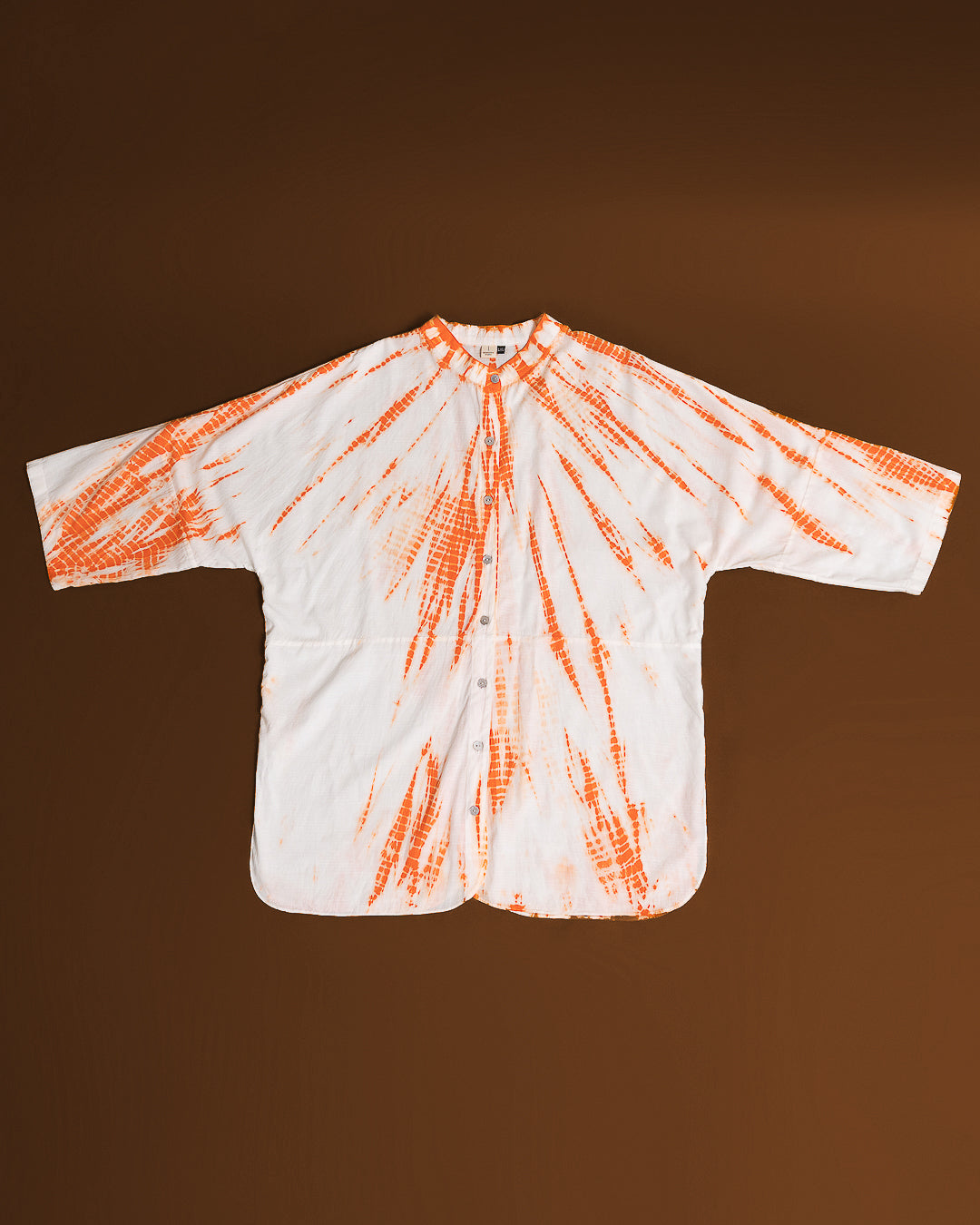 Skjorta med mandarinkrage