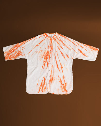 Skjorta med mandarinkrage