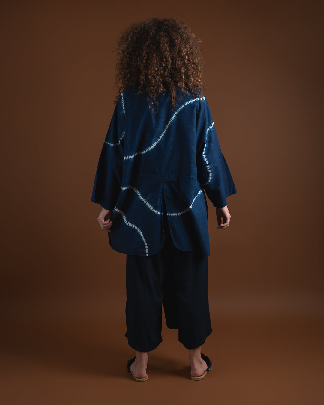 Skjorta med mandarinkrage