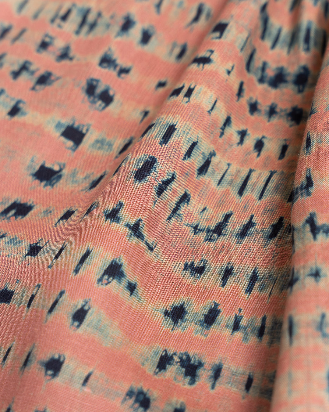 Linnebyxor- Shiborifärgade