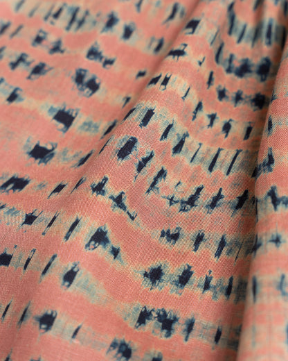 Linnebyxor- Shiborifärgade