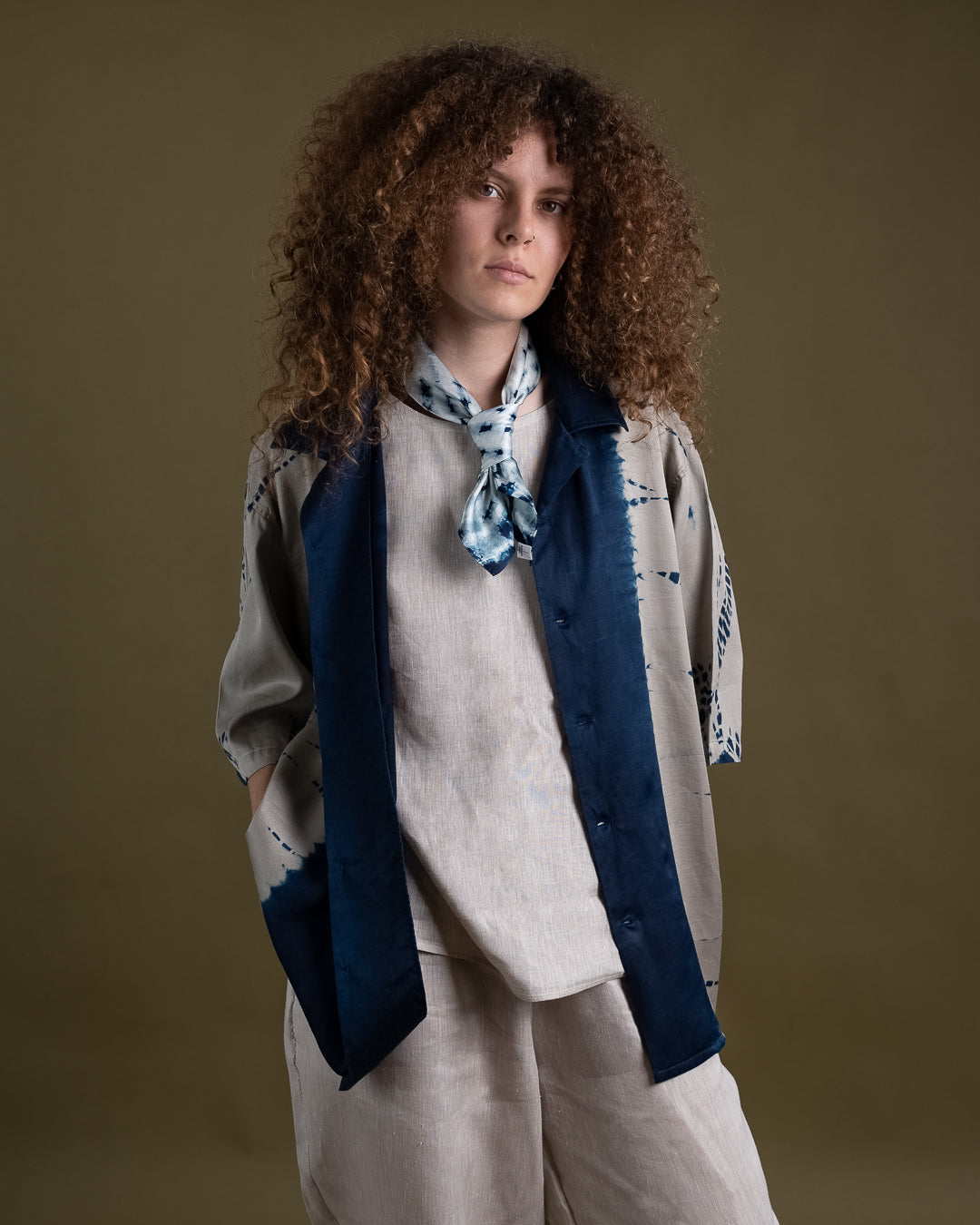 Silk Scarf- Waterfall